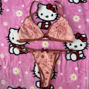 Romwe mesh bra and panty set